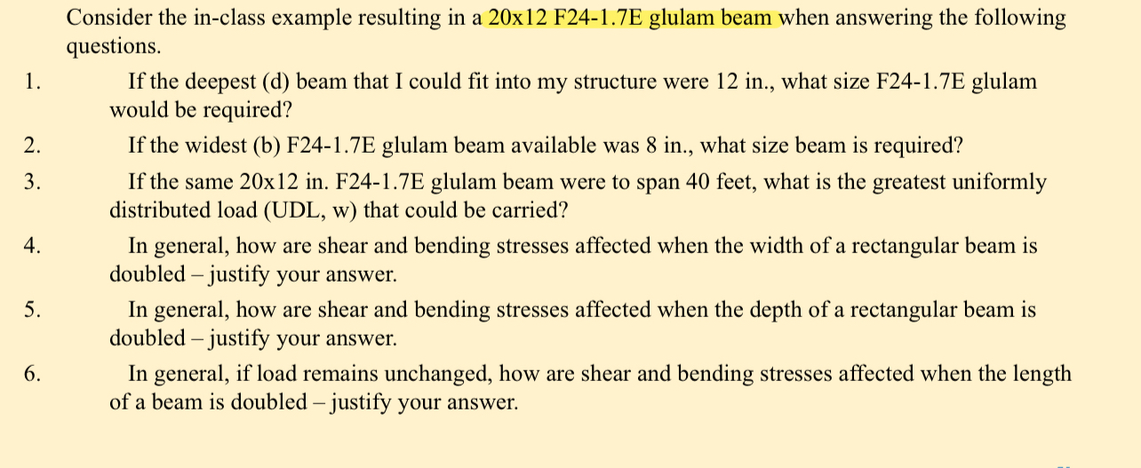 Consider the in - class example resulting in a 2