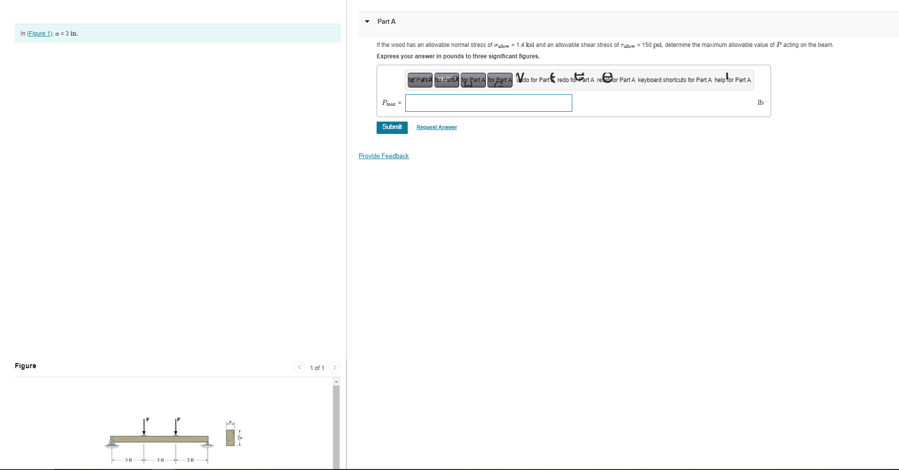 If the wood has an allowable normal stress of a l