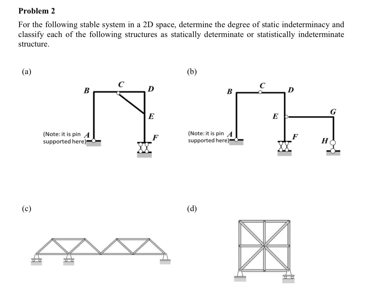 Problem 2 For the following stable system in a 2