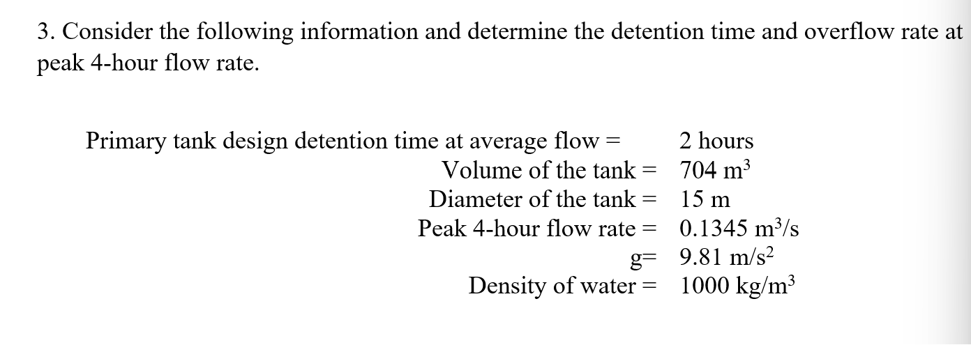 Consider the following information and determine