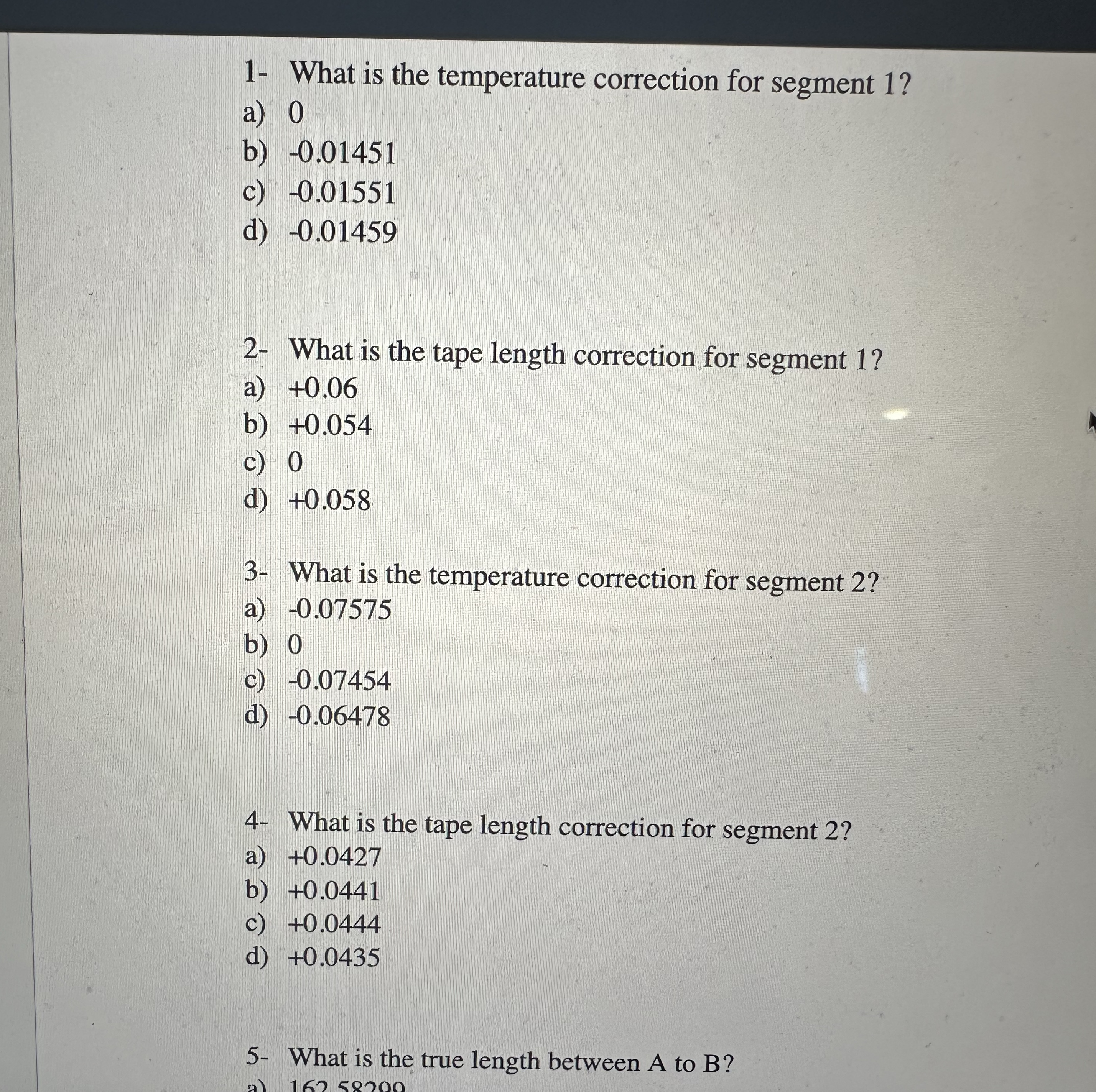 A 1 0 0 . 0 6 ft . tape with nominal value of 1 0