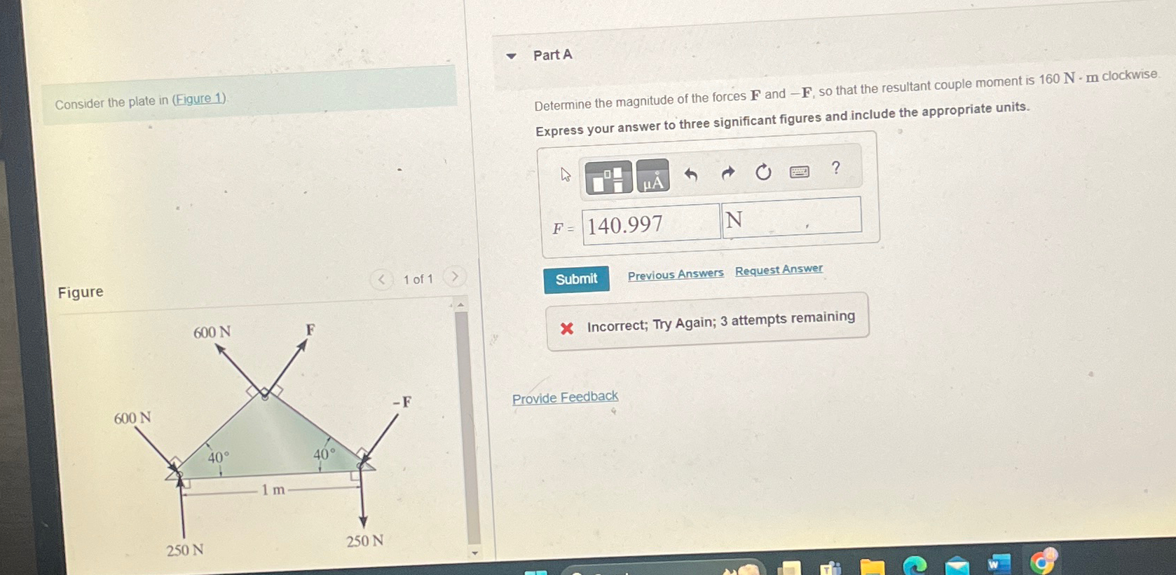 Part A Consider the plate in ( Figure 1 ) Figure