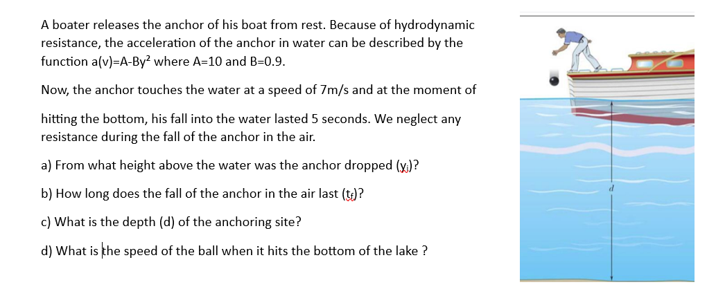 Dynamic Problem, solve it for ( a , b , c , d )