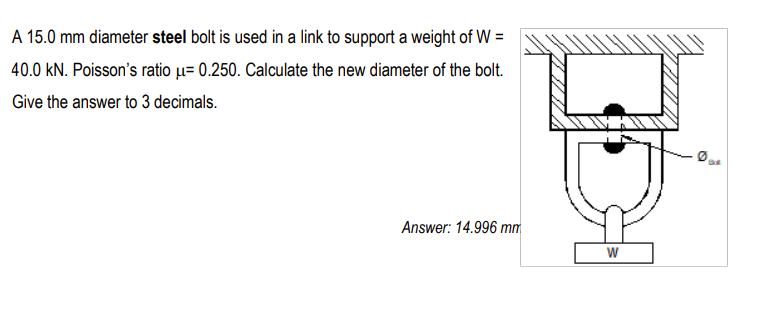 8 . A piece of wood with a compressive strength
