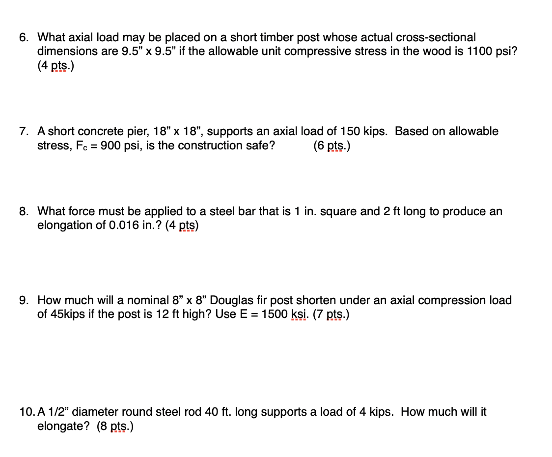 ART 2 1 2 2 - STRUCTURES I Assignment # 6 For the