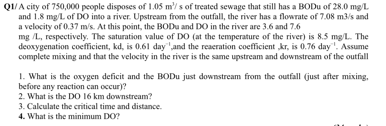 Q 1 / A city of 7 5 0 , 0 0 0 people disposes of
