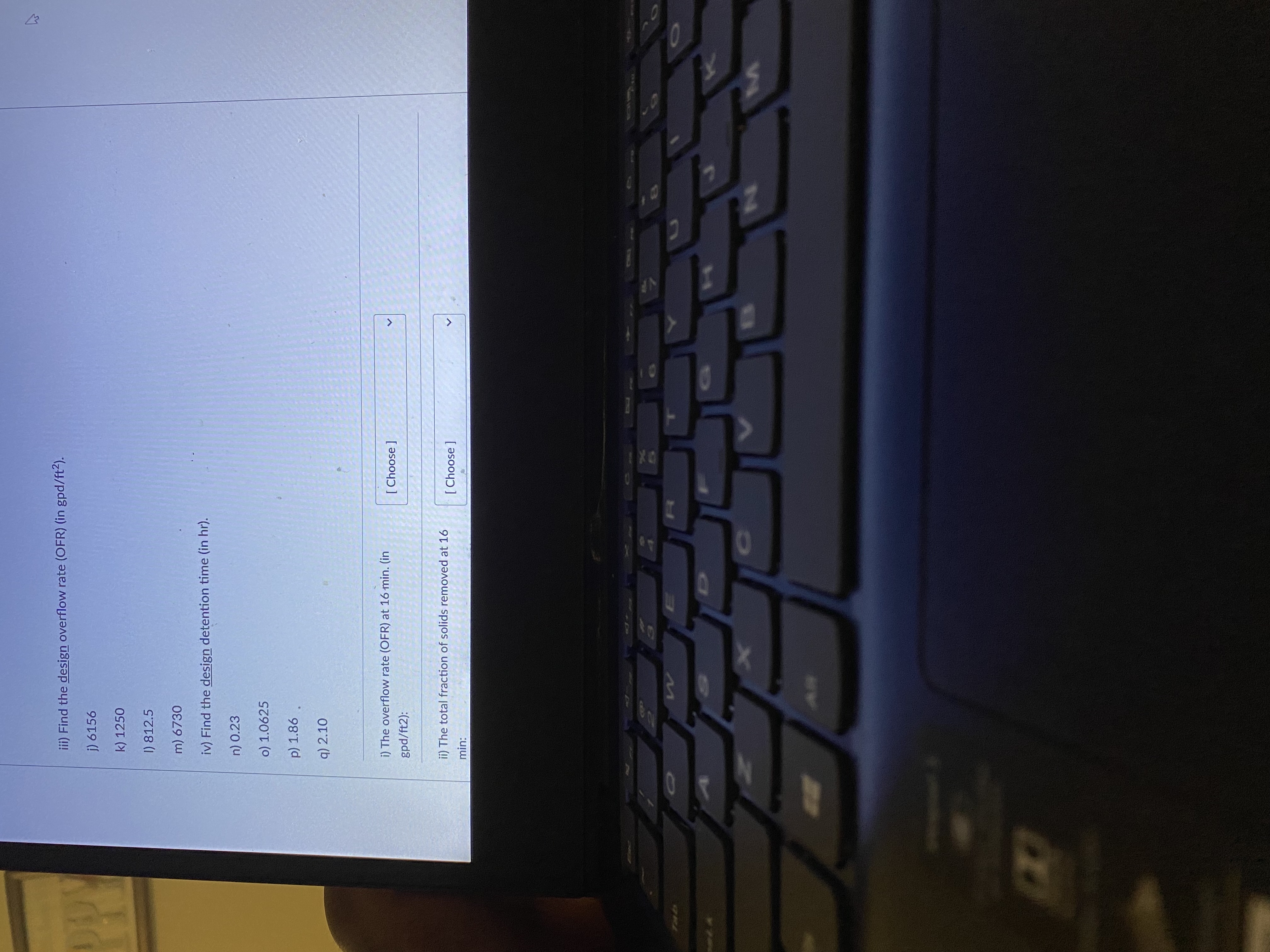 You have been asked to design a primary clarifier