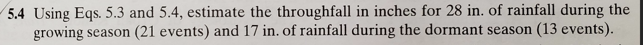 5 . 4 Using Eqs. 5 . 3 and 5 . 4 , estimate the