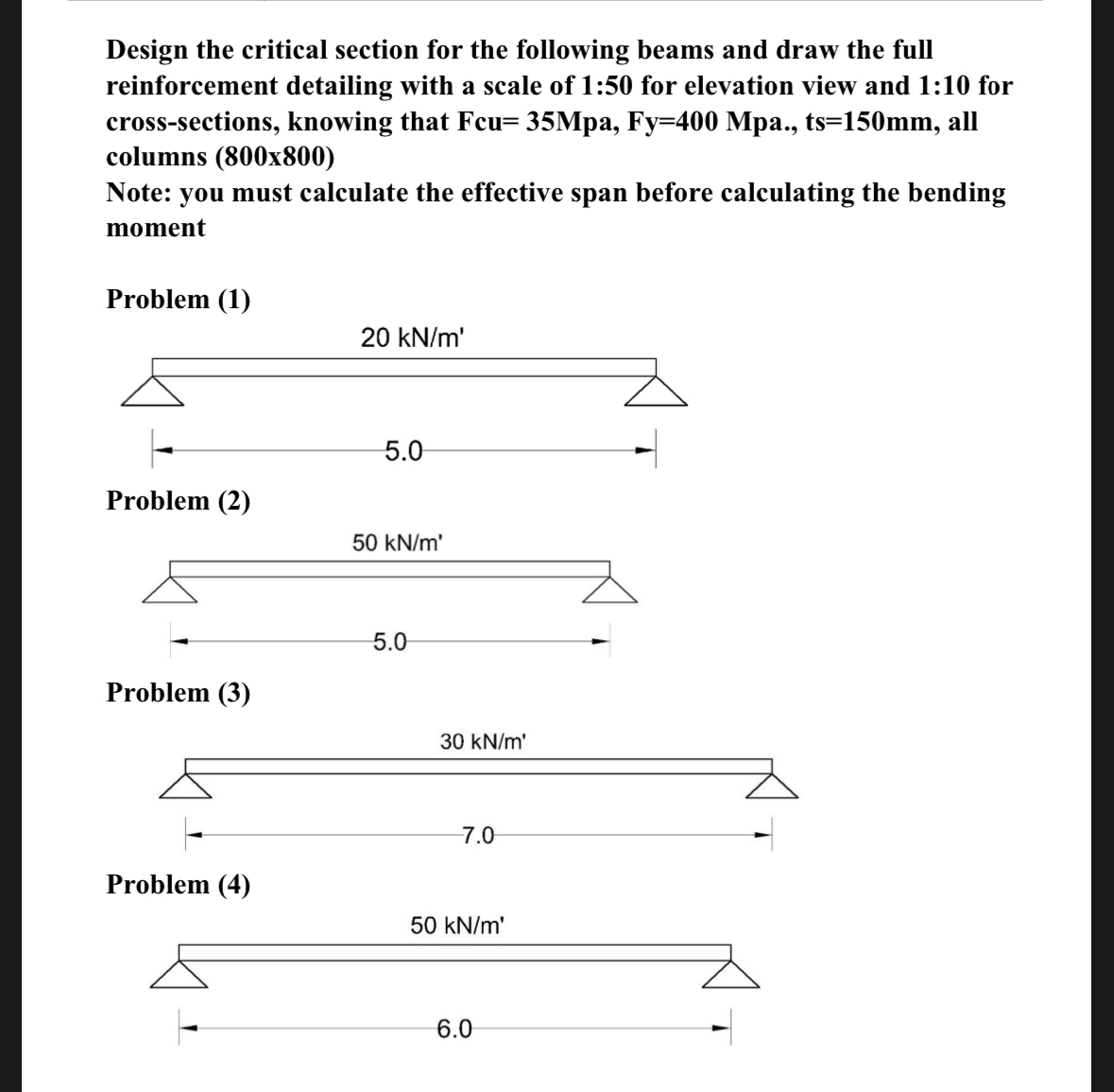 Design the critical section for the following