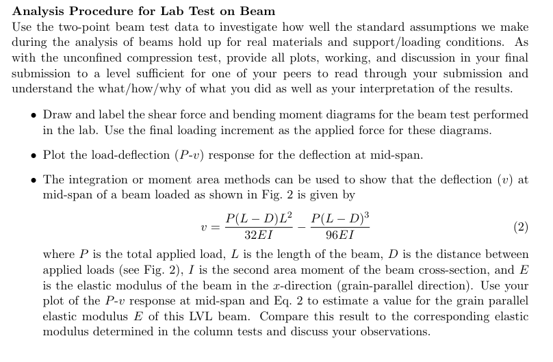 Please use my data, and show clear working,