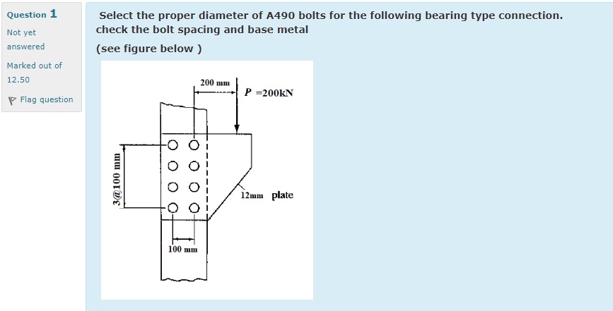 Question 1 Not yet answered Marked out of 1 2 . 5