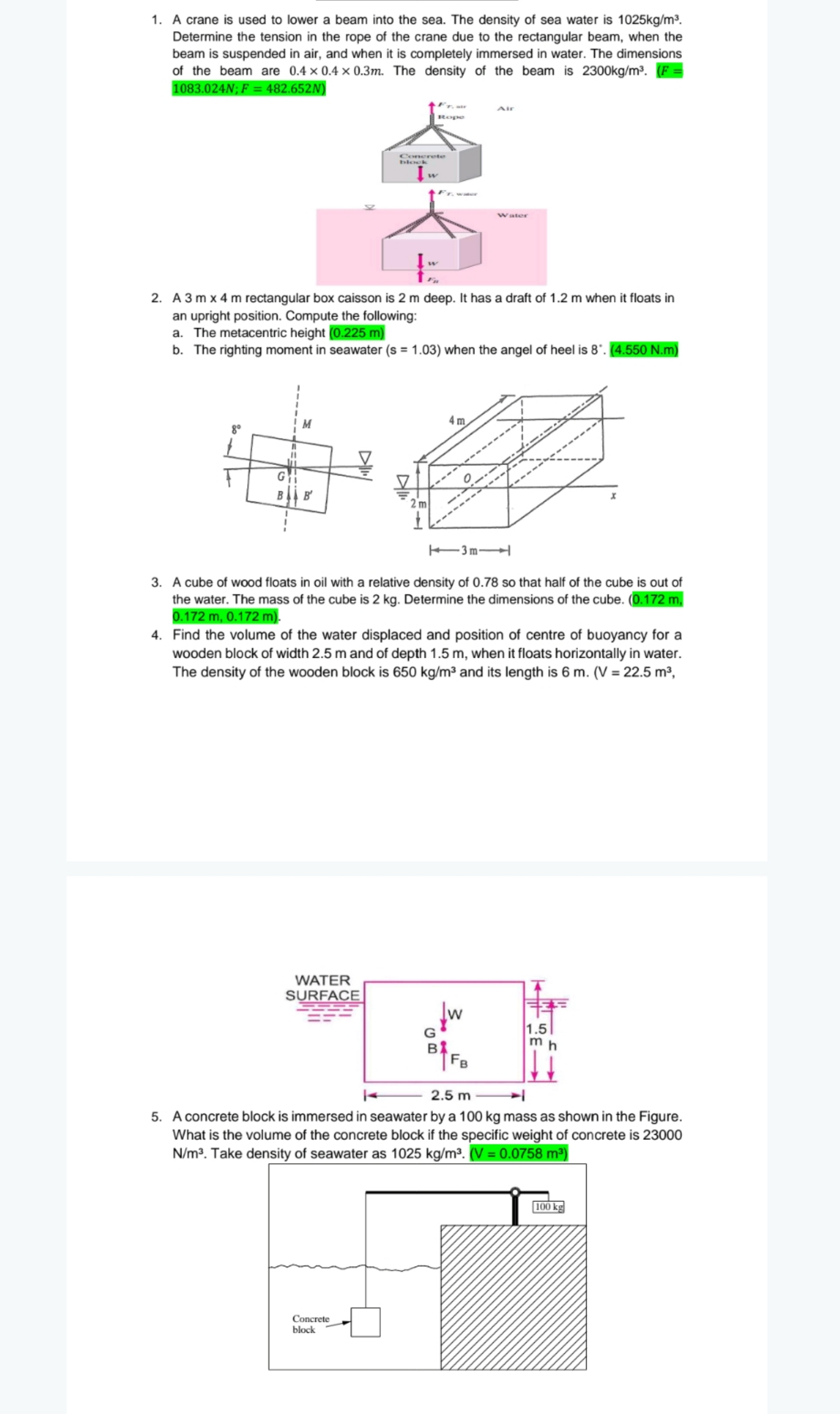 A crane is used to lower a beam into the sea. The