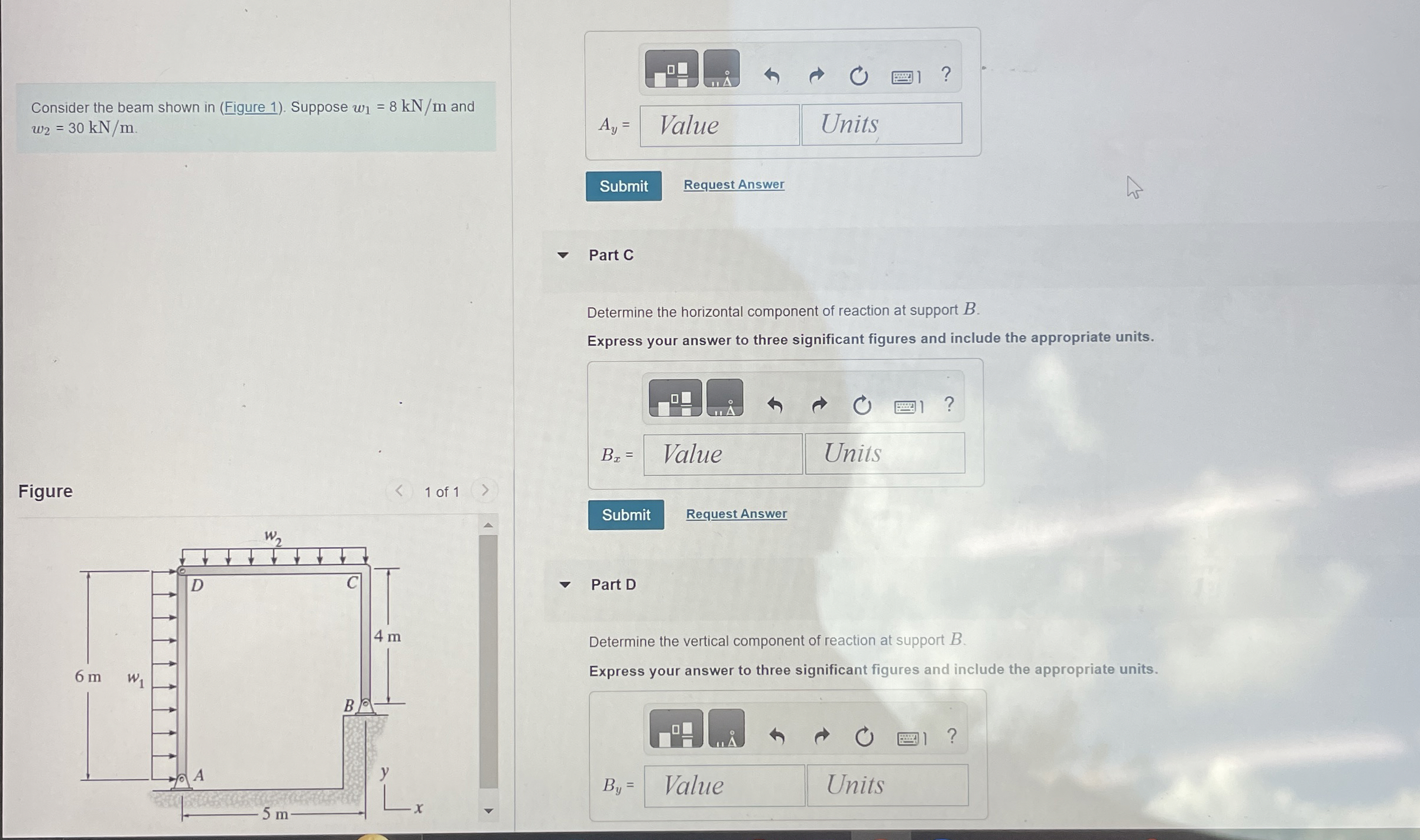 Consider the beam shown in ( Figure 1 ) . Suppose