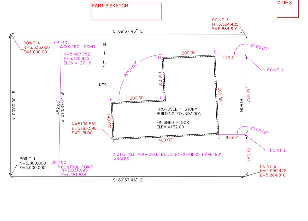 4 . USING THE GIVEN DISTANCES AND COORDINATES OF
