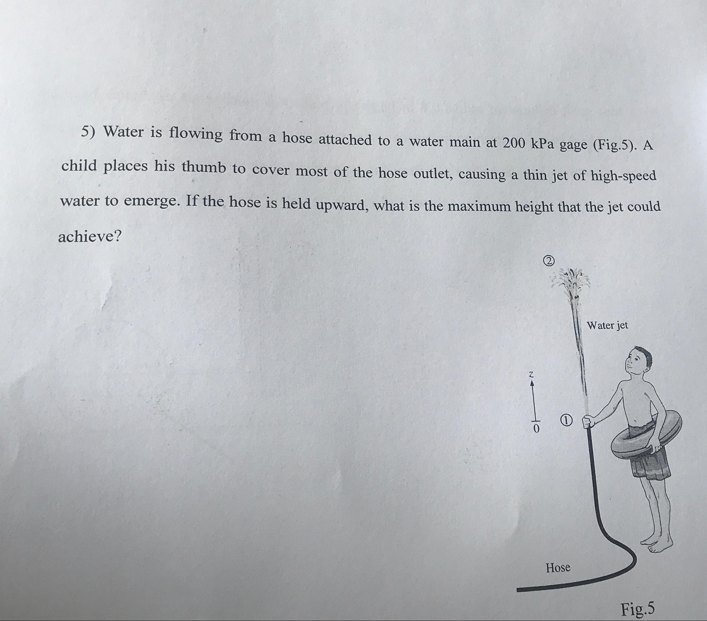 Water is flowing from a hose attached to a water