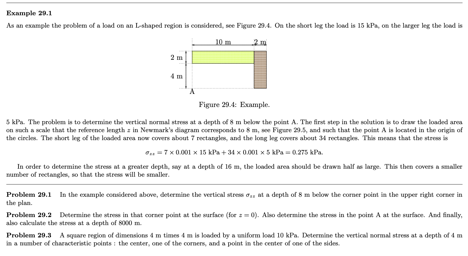 Example 2 9 . 1 As an example the problem of a
