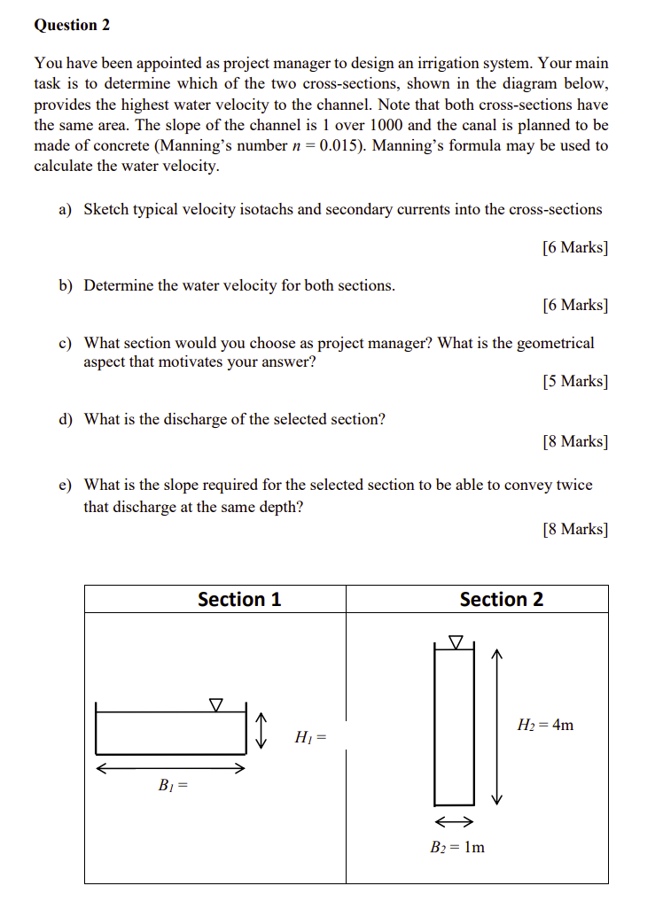 You have been appointed as project manager to