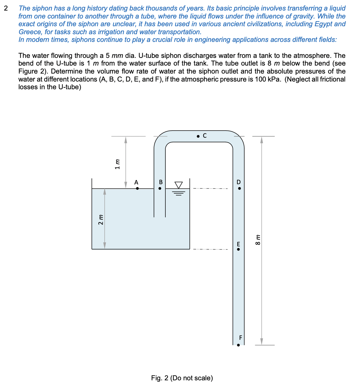exact origins of the siphon are unclear, it has