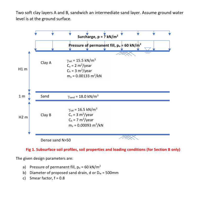 For H 1 = 1 0 m and H 2 = 8 m , if time of 3