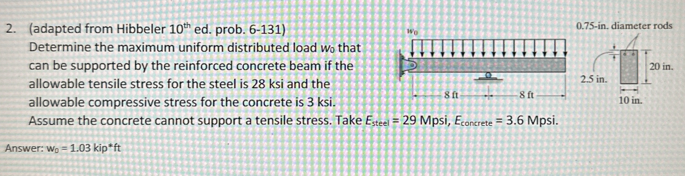 ( adapted from Hibbeler 1 0 t h ed . prob. 6 - 1
