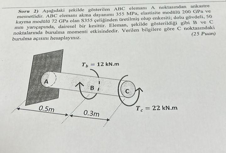 the following ABC element shown in the figure is