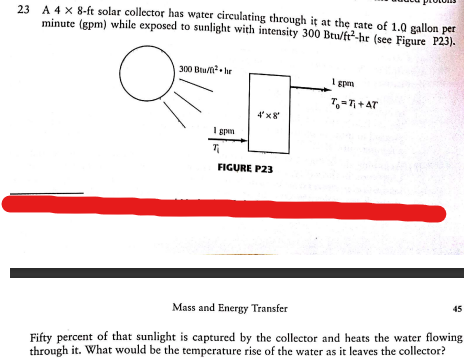 Use 3 4 3 BTU / ft 2 - hr sunlight intensity and