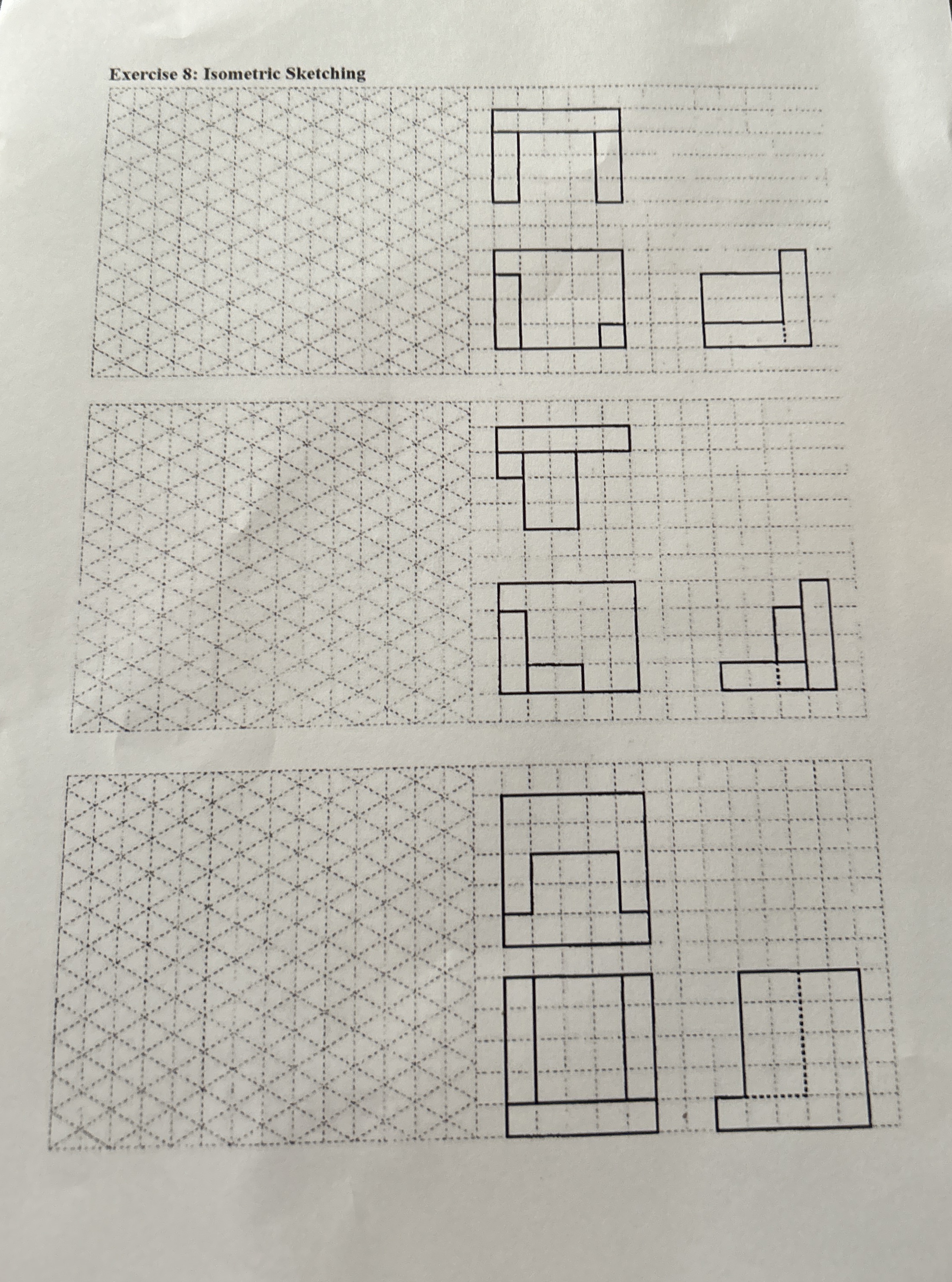 Please help with correct sketching drawing