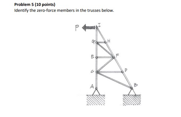 Problem 5 ( 1 0 points ) Identify the zero -