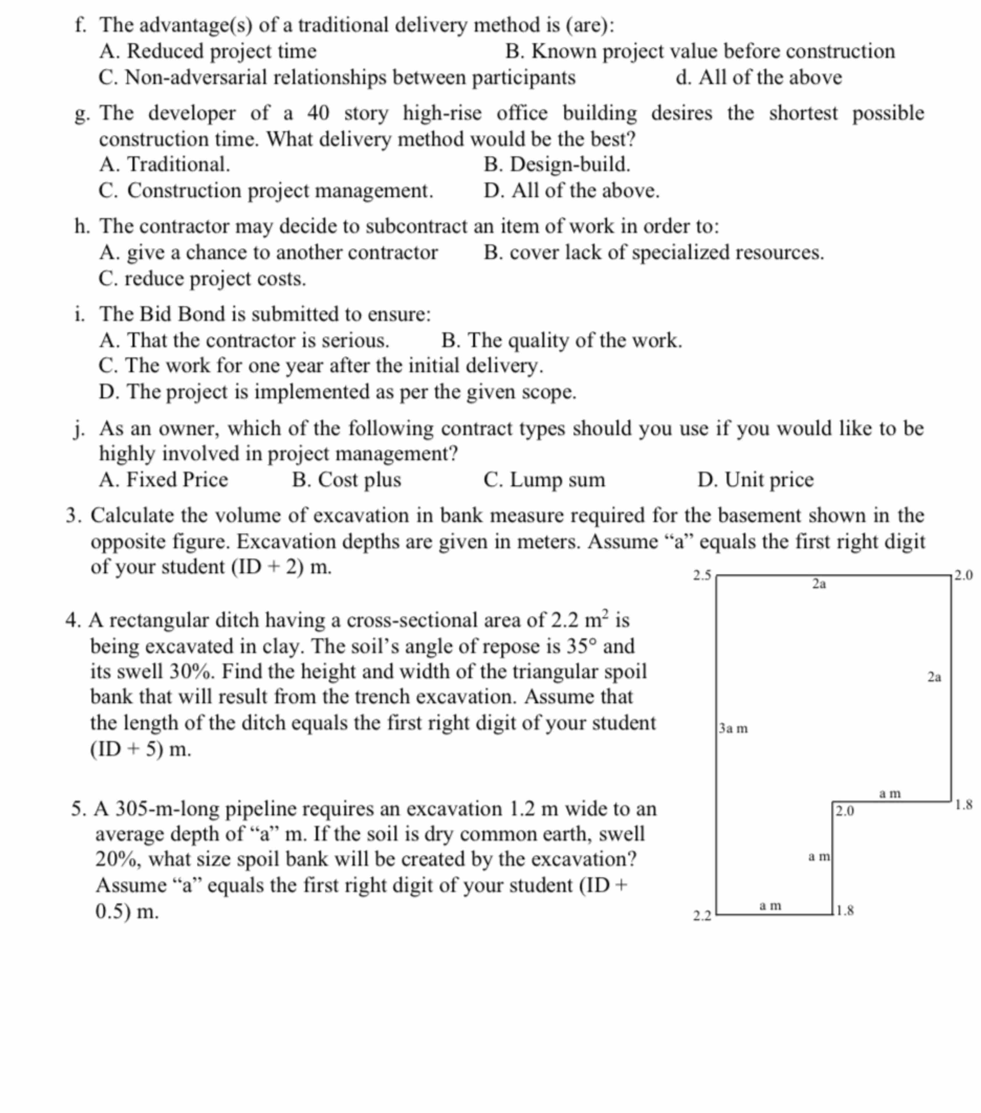 f . The advantage ( s ) of a traditional delivery