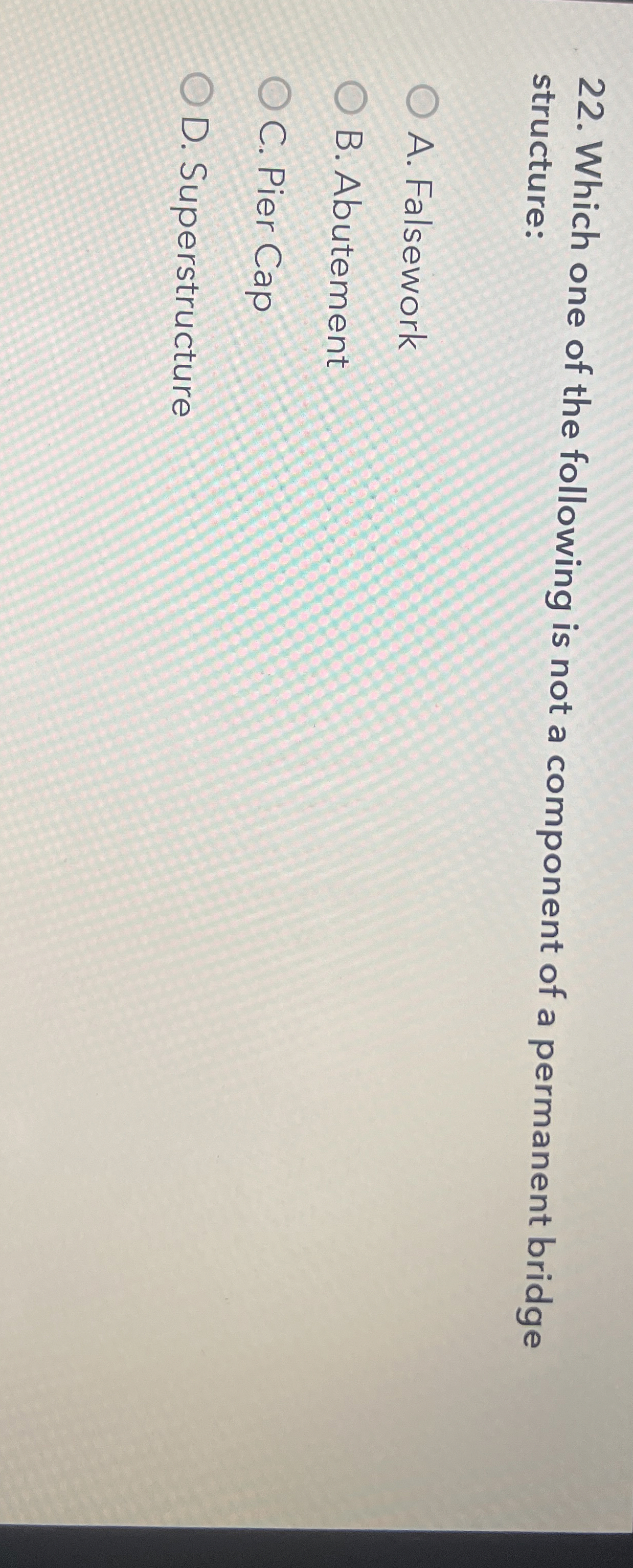 Which one of the following is not a component of