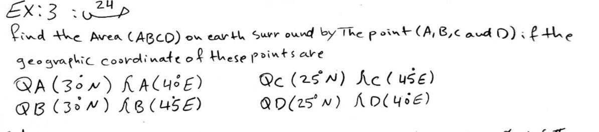 E x : 3 : u 2 4 find the Area ( A B C D ) on