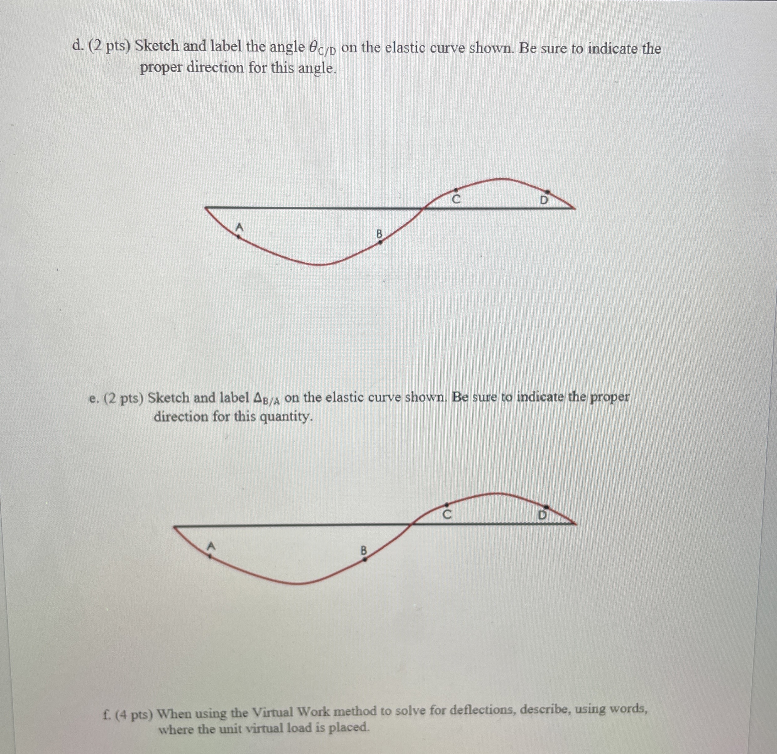 d . ( 2 pts ) Sketch and label the angle C D on