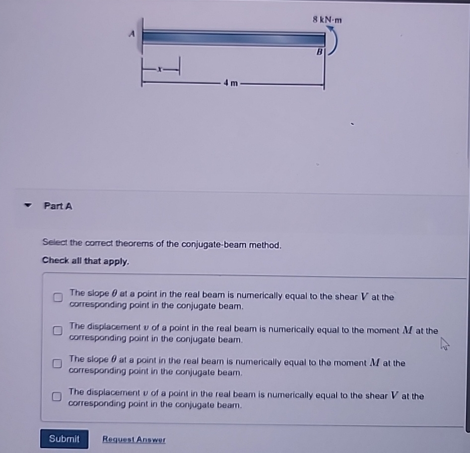 Part A Select the correct theorems of the
