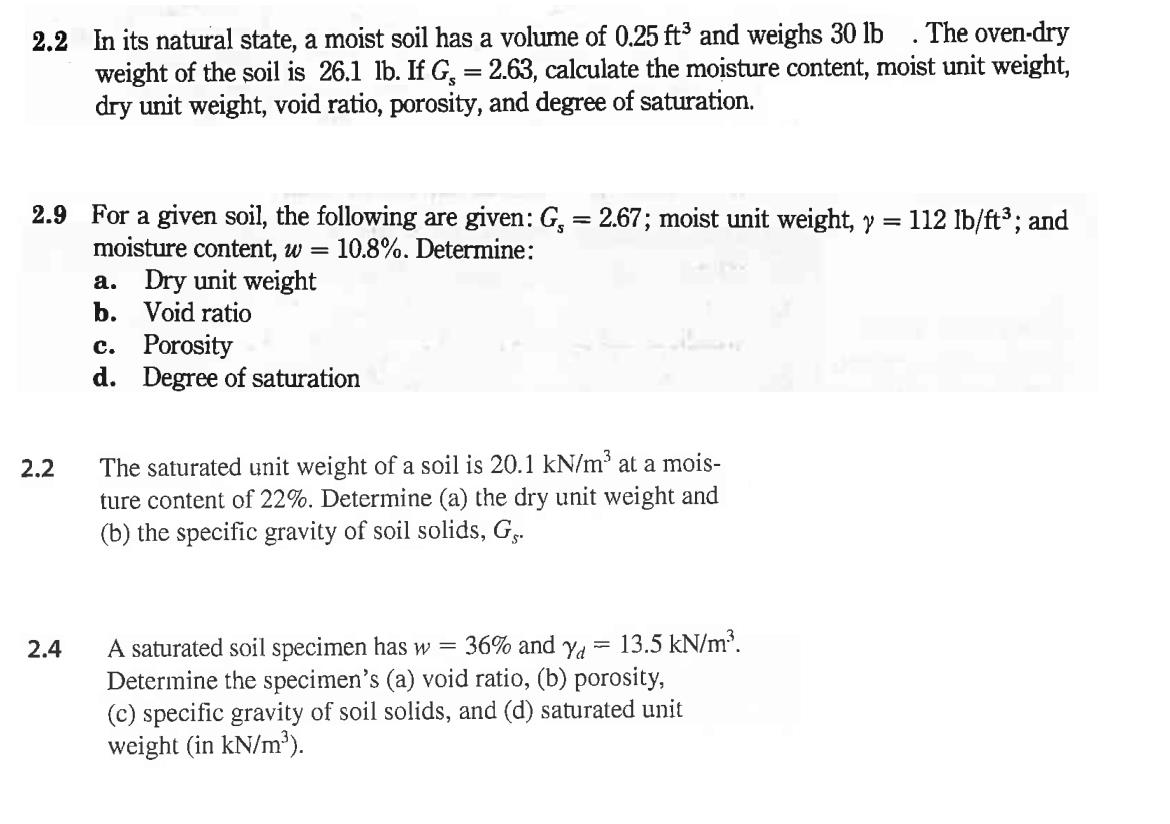 Answer 2 . 2 through 2 . 4 2 . 2 In its natural