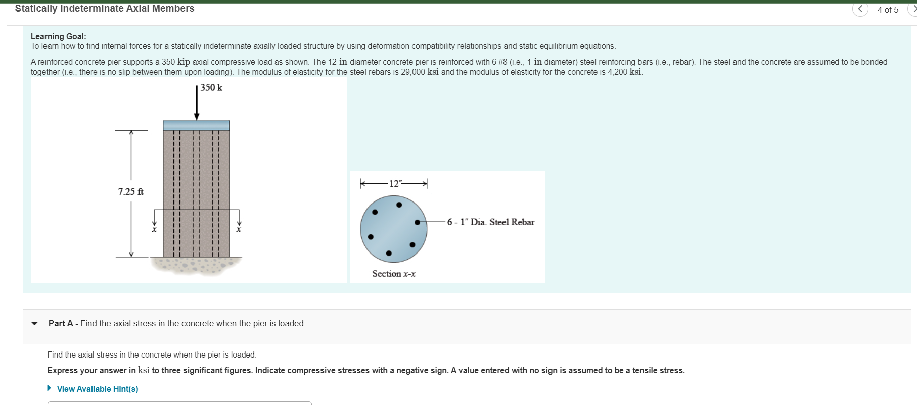 Statically Indeterminate Axial Members Part B -