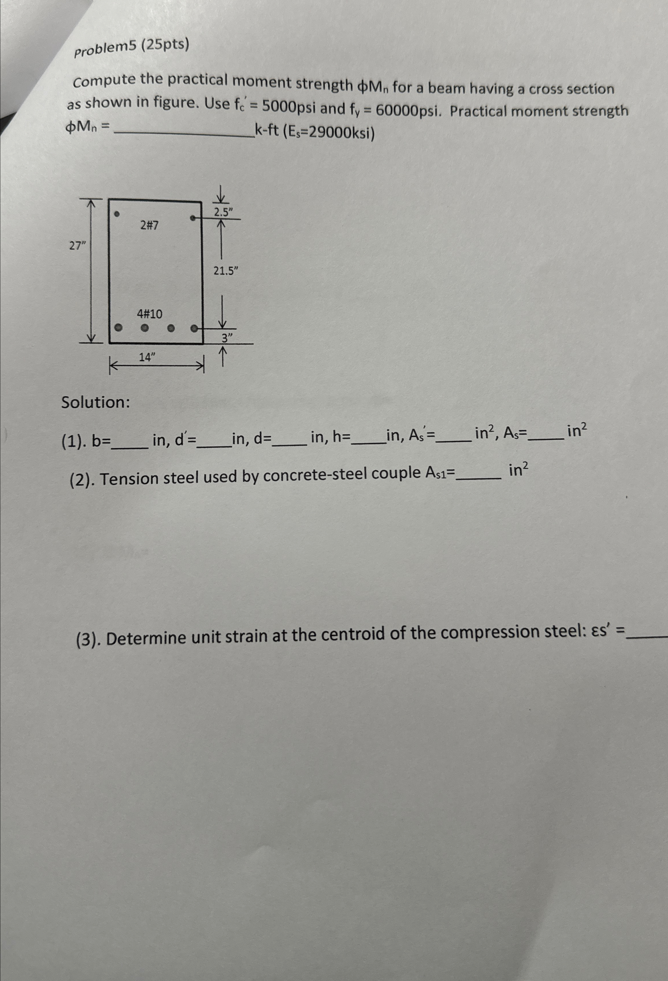 problem 5 ( 2 5 pts ) compute the practical