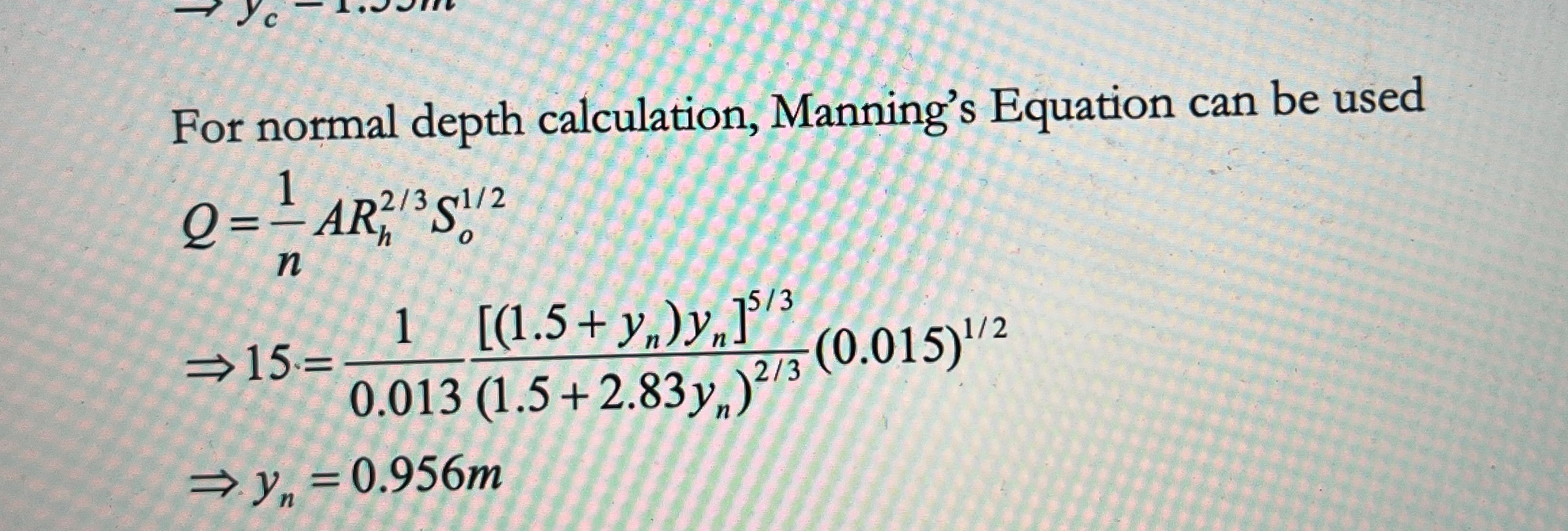 How do toy solve for yn . Please explain each