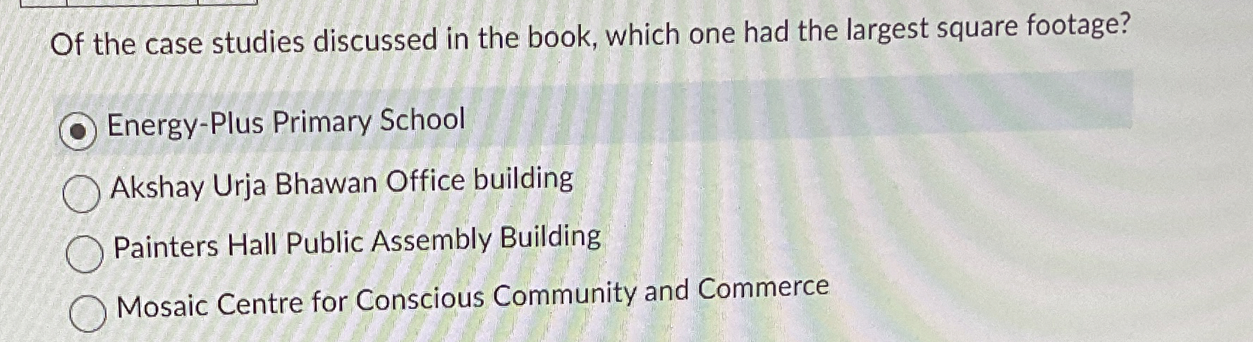 Of the case studies discussed in the book, which