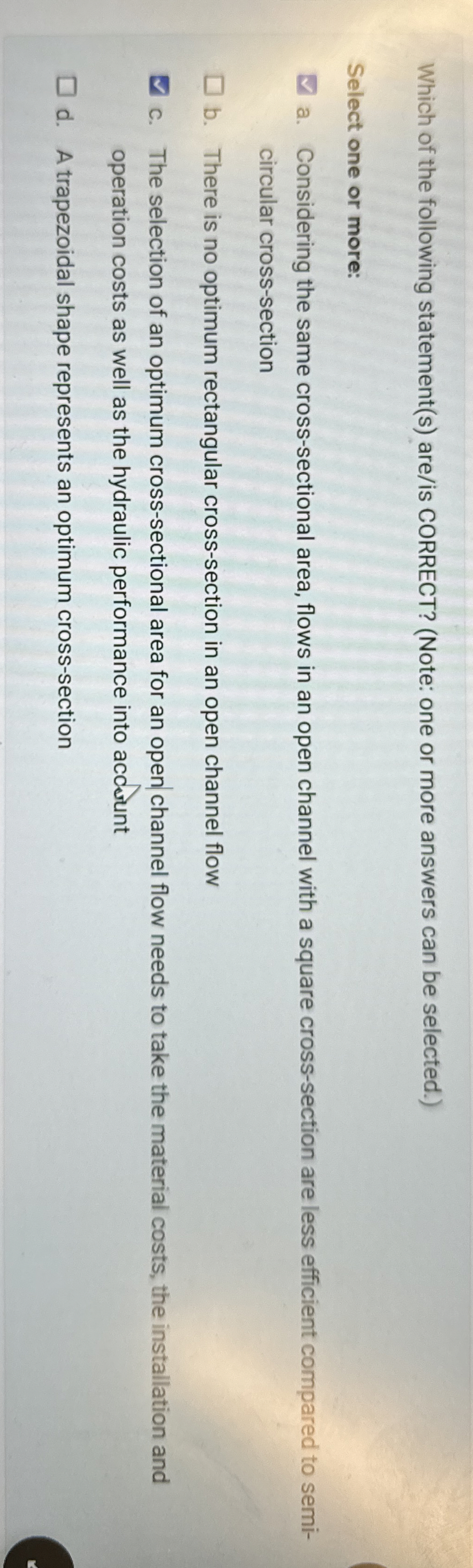 Which of the following statement ( s ) are / is