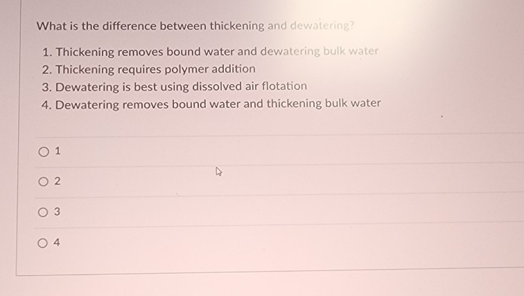 What is the difference between thickening and