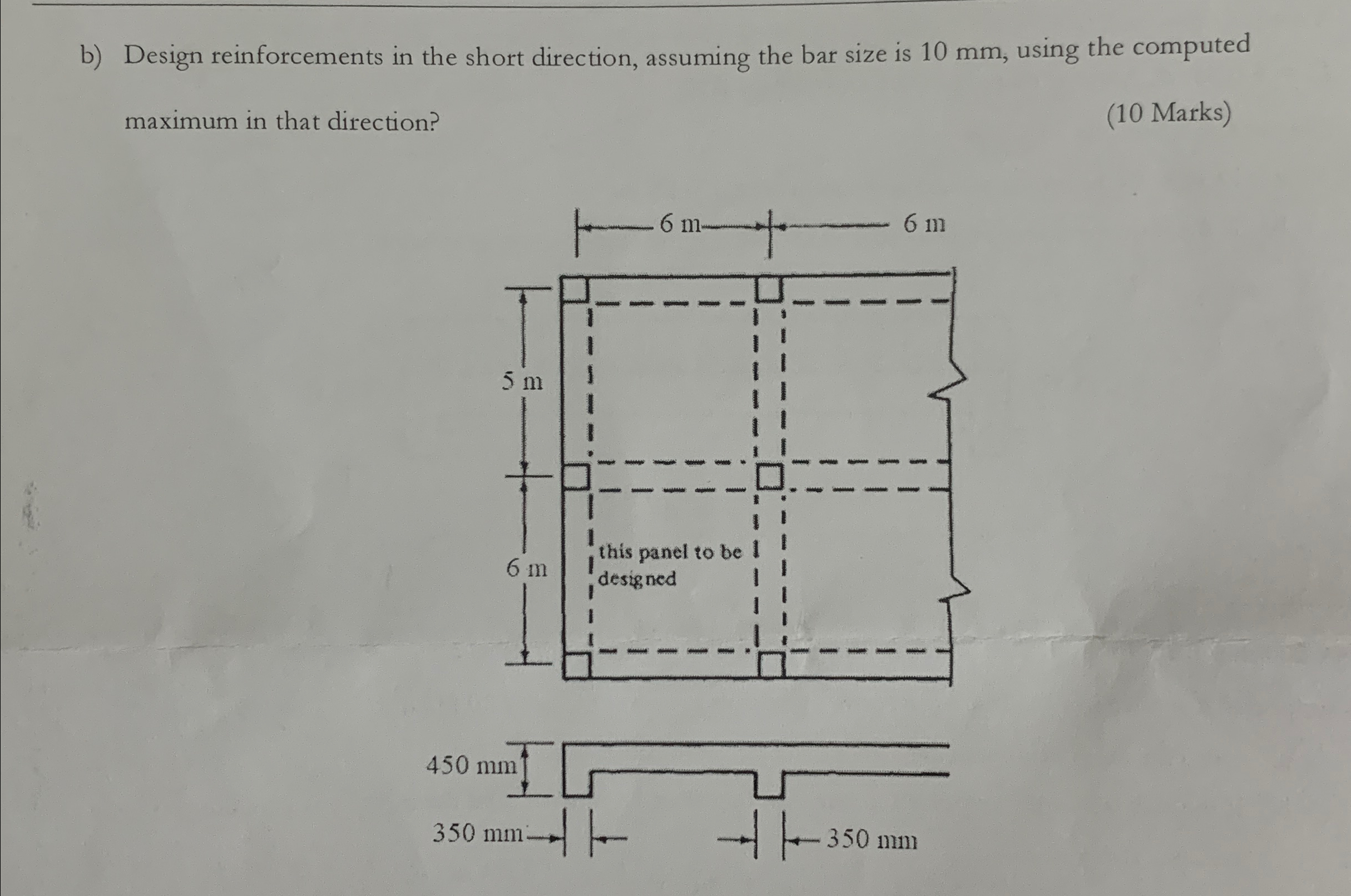3 - A part of floor slab plan view for a house