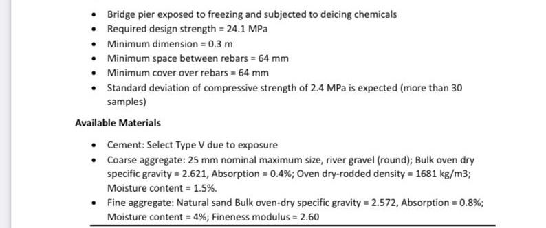 Bridge pier exposed to freezing and subjected to
