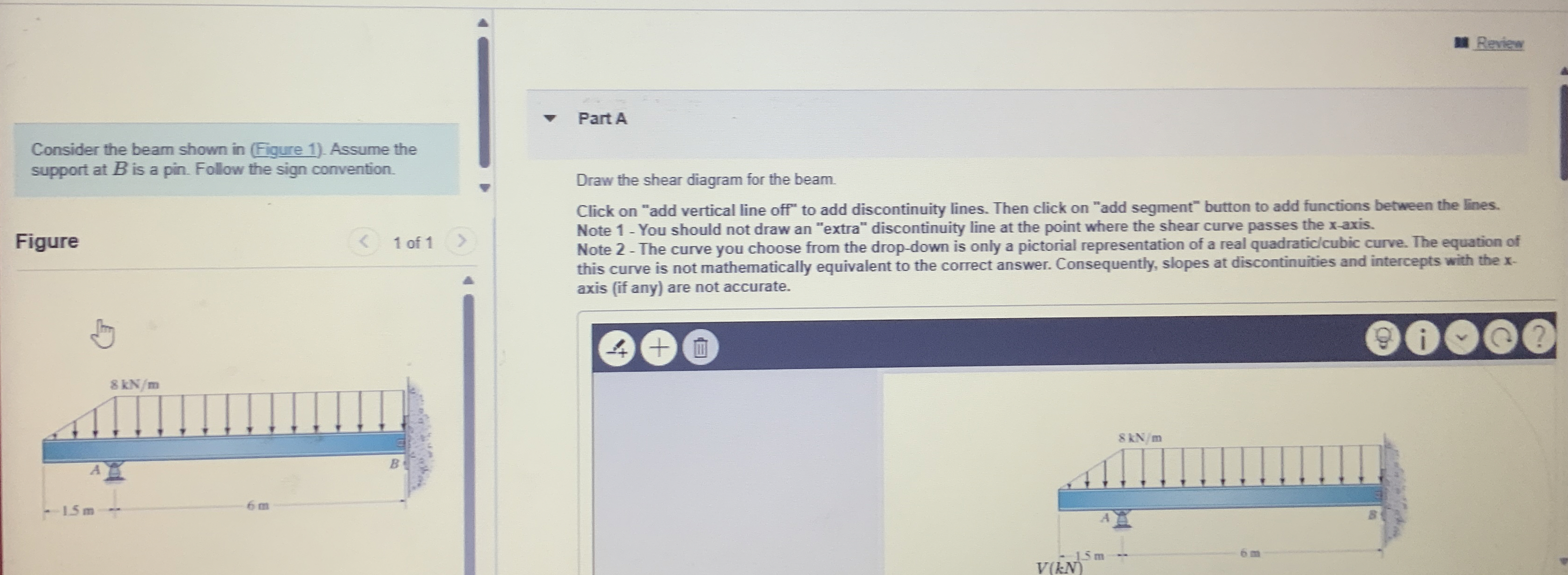Consider the beam shown in ( Figure 1 ) . Assume