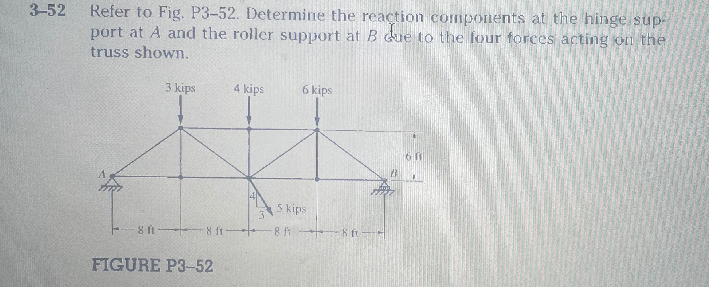 3 - 5 2 Refer to Fig. P 3 - 5 2 . Determine the