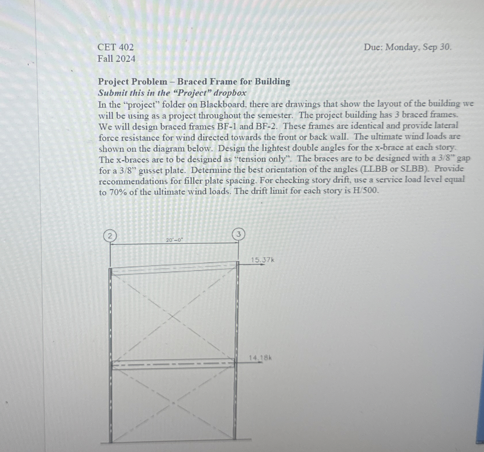 CET 4 0 2 Due: Monday, Sep 3 0 Fall 2 0 2 4