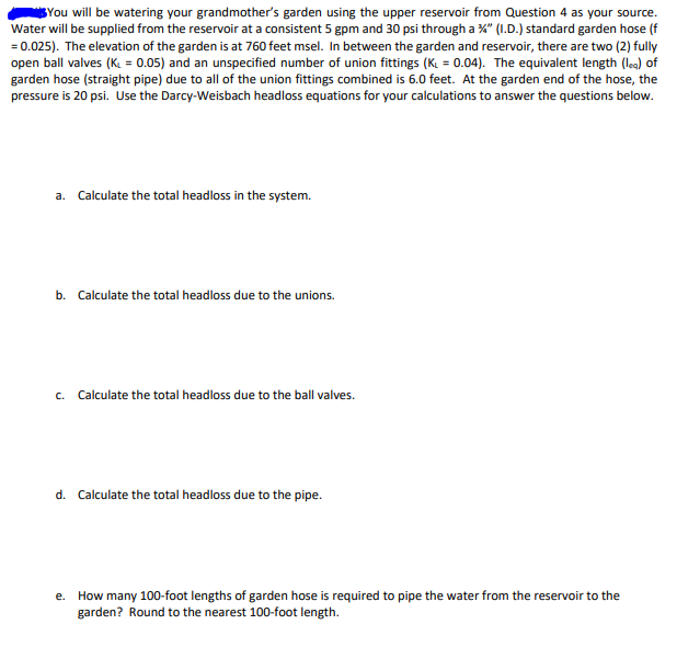 You will be watering your grandmother's garden