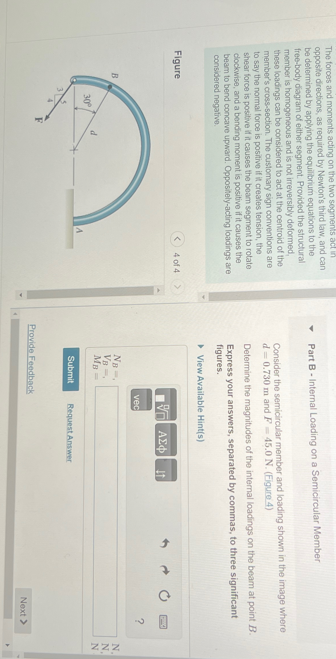 STEP BY STEP PLEASE The forces and moments acting