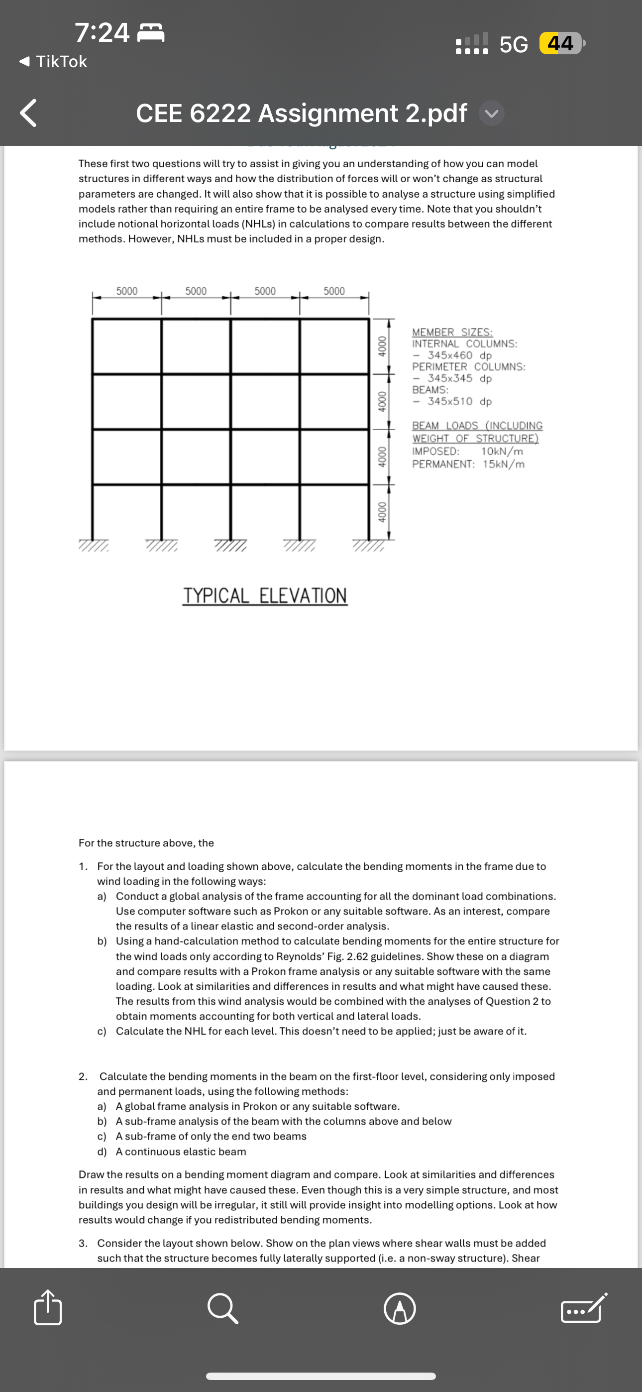 7 : 2 4 ? 5 G 4 4 TikTok CEE 6 2 2 2 Assignment 2
