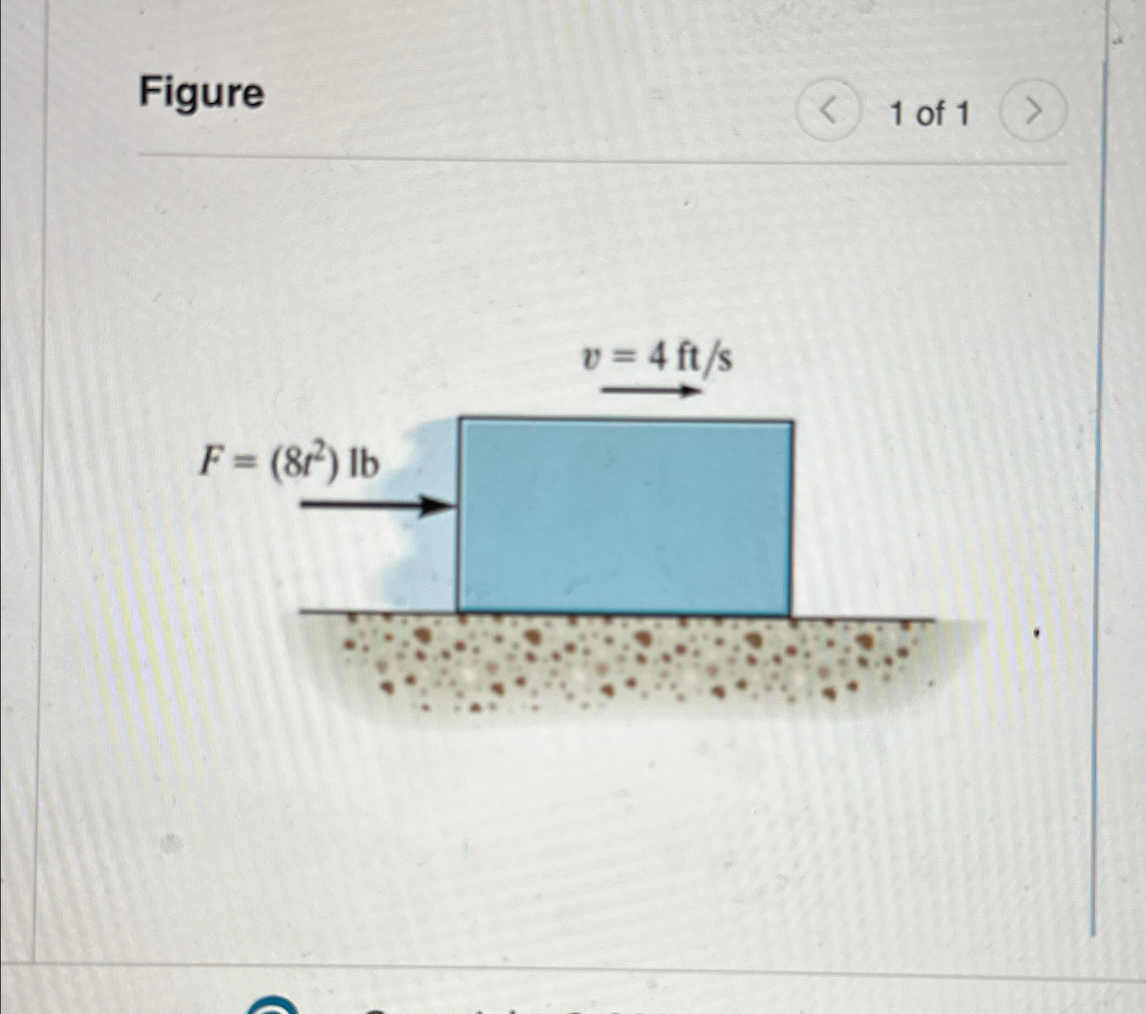 The 1 0 - lb block has a speed of 4 ft / s when