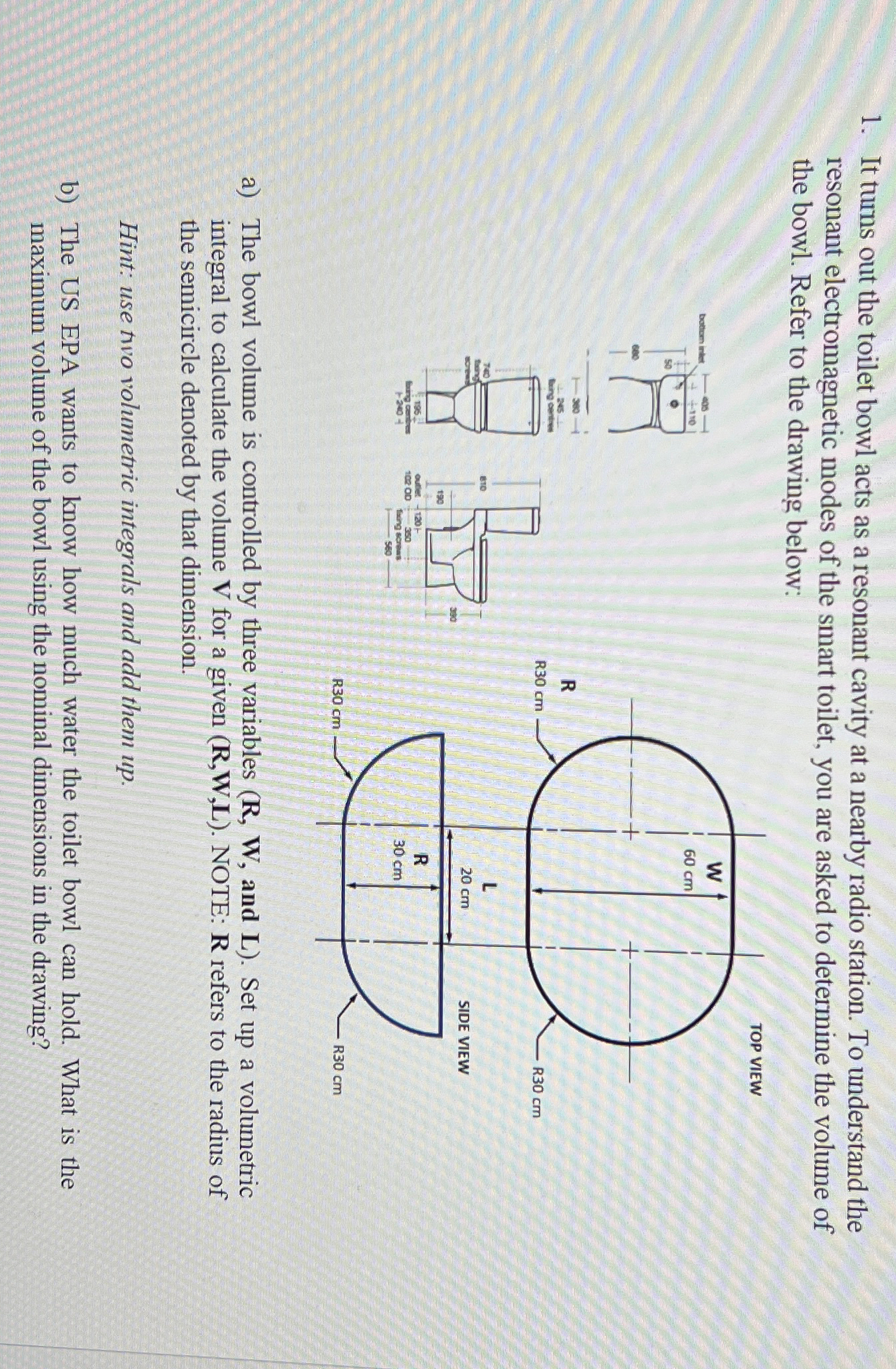 It turns out the toilet bowl acts as a resonant